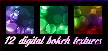 12 Digital Bokeh Textures