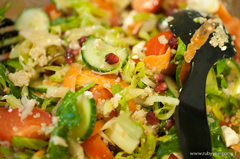 Pomegranate & Lime Salad