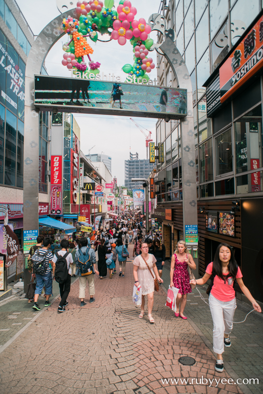 Takeshita Street Harajuku | www.rubyyee.com