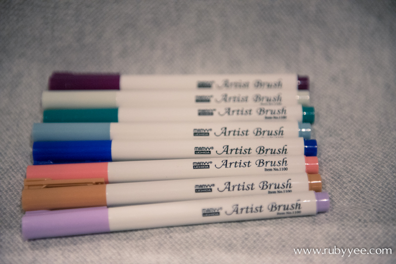 Artist Brush Pens | www.rubyyee.com